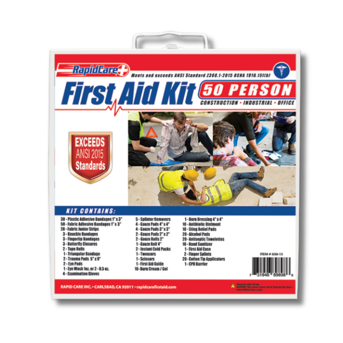 50 Person First Aid Kit - 2015 (247 Pc)