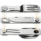 C1S 3-in-1 Folding Cutlery Travel Set