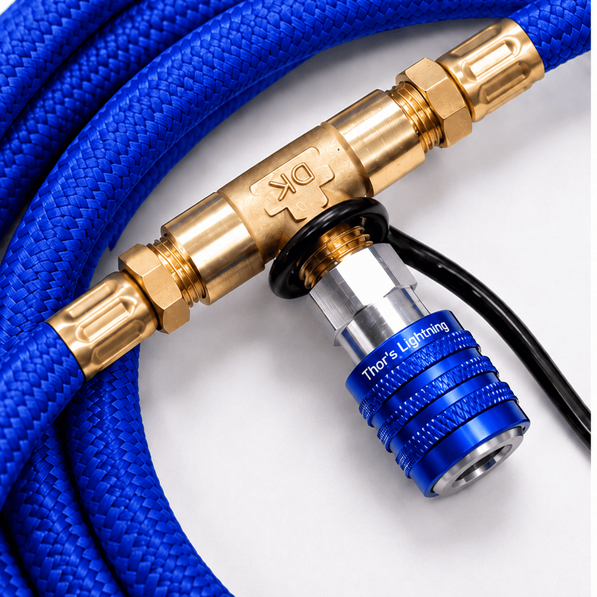 Thor’s Lightning Rapid 4-Tire Air System | 300 PSI StrikeShield™ Braided Hose